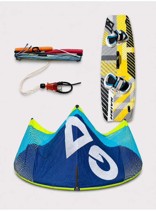 Gaastra Pure 10m + Naish Hero 135x42 + Gaastra Bar