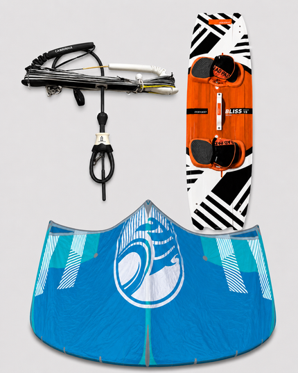 Cabrinha Moto 9m + RRD Bliss V5 135x39 + Cabrinha Bar