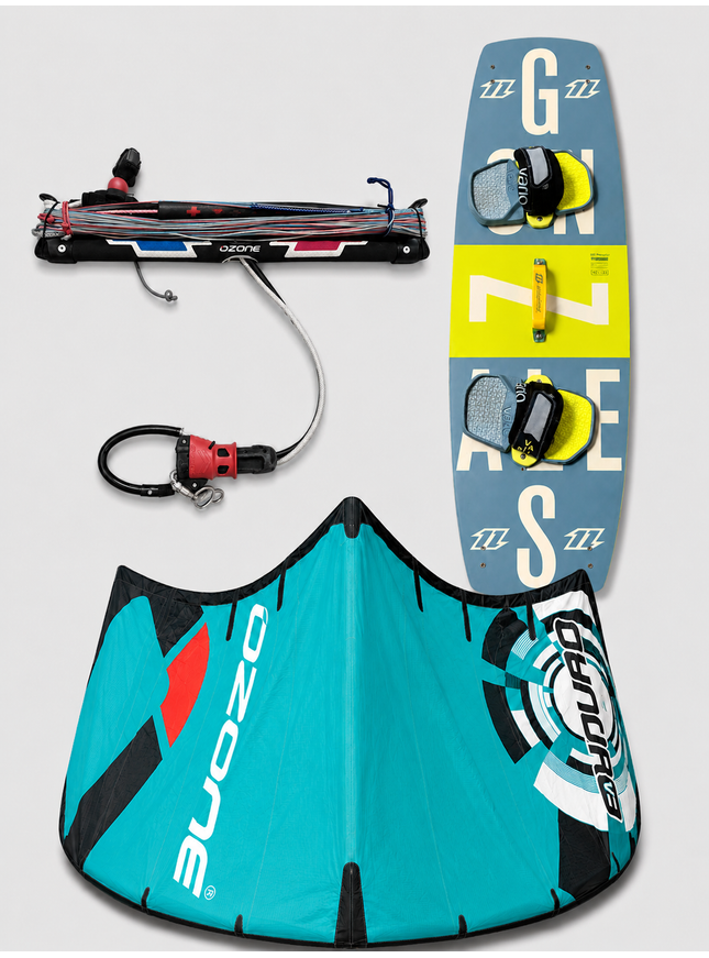 Ozone Enduro V2 9m + North Gonzales 142x42 + Ozone bar