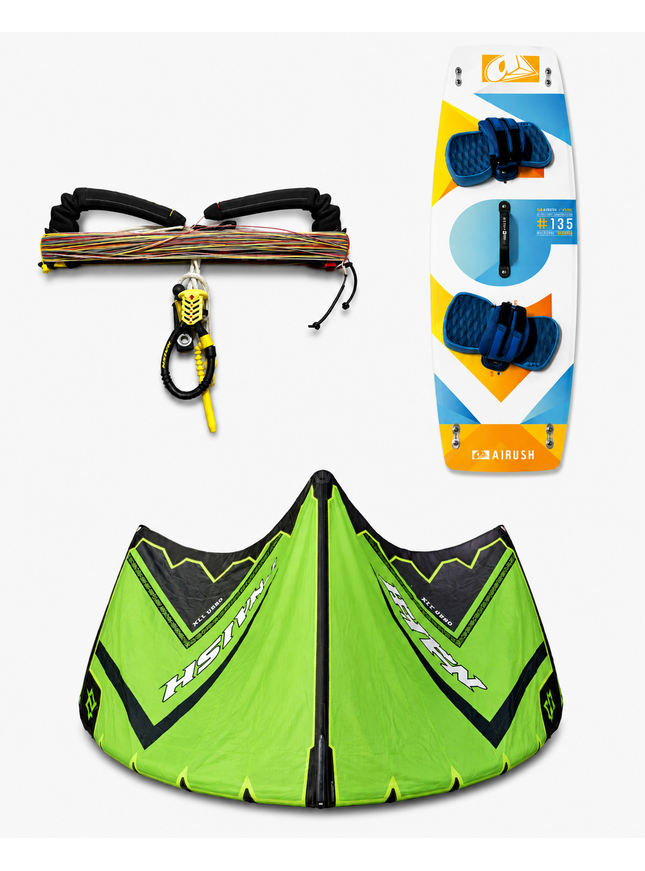 Naish Pivot 9m + Airush Vox 135 + Naish Fusion Bar