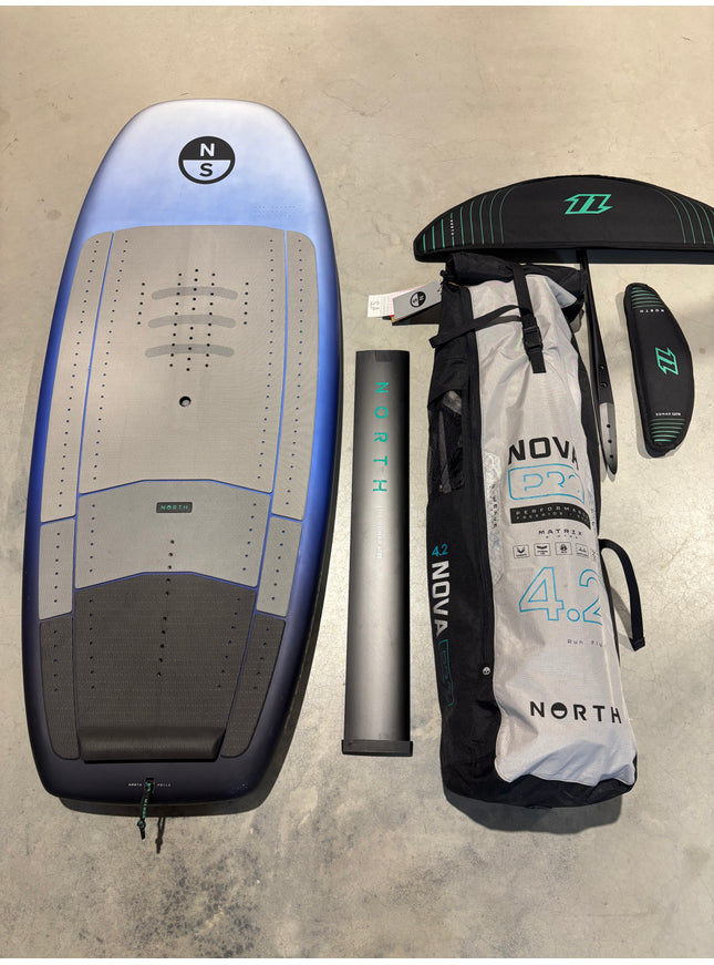 North Seek 2025 5’3 - 88L + North Sonar 1350 Foil + North Nova PRO 4.2