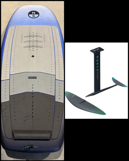 North Seek 2025 5’3 - 88L + North Sonar 1350 Complete Foil (Foil = NIEUW)