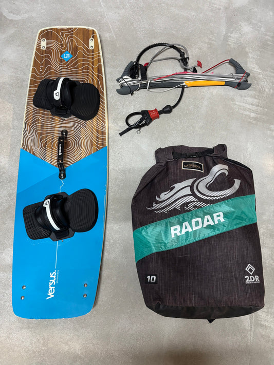 Cabrinha Radar 10m + Ten The Act 135x40 + Cabrinha Bar