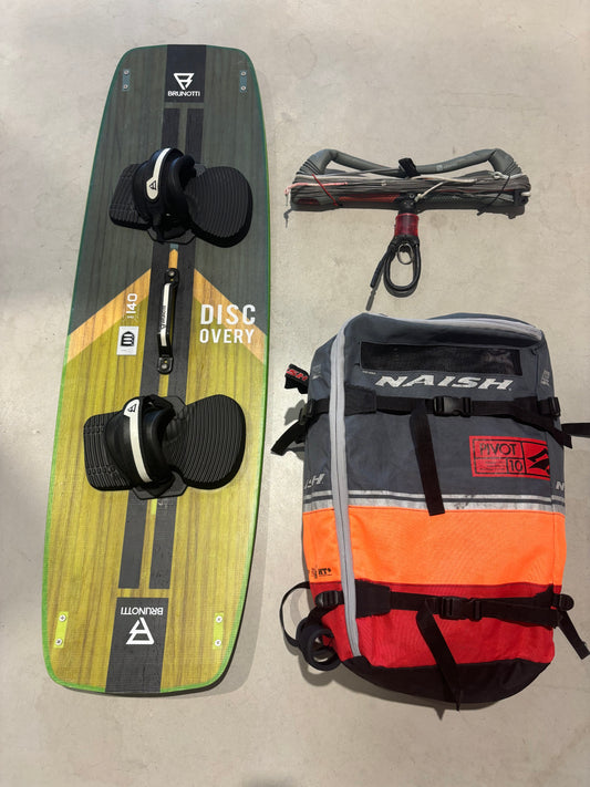 Naish Pivot 10m + Brunotti Discovery 140x42 + Eleveight Bar