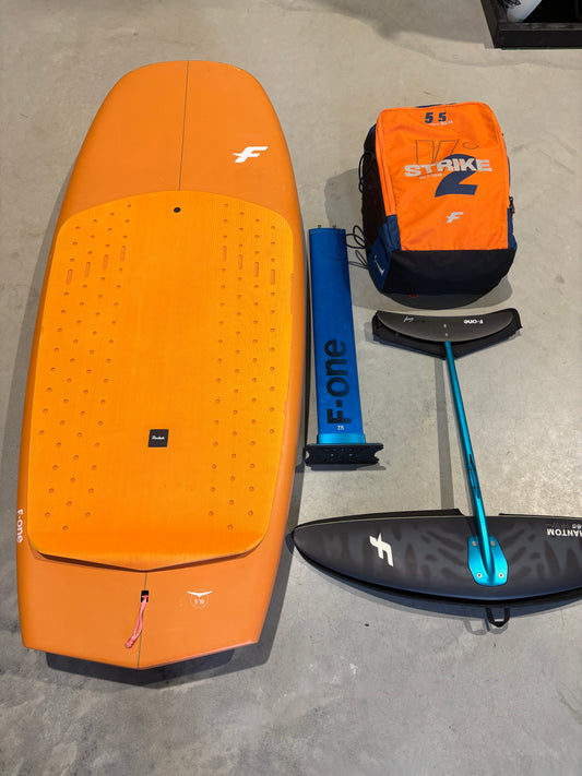 Complete Wingfoil Set : F-One Rocket 5’10/105L + Phantom 1280 + Strike V2 5.5
